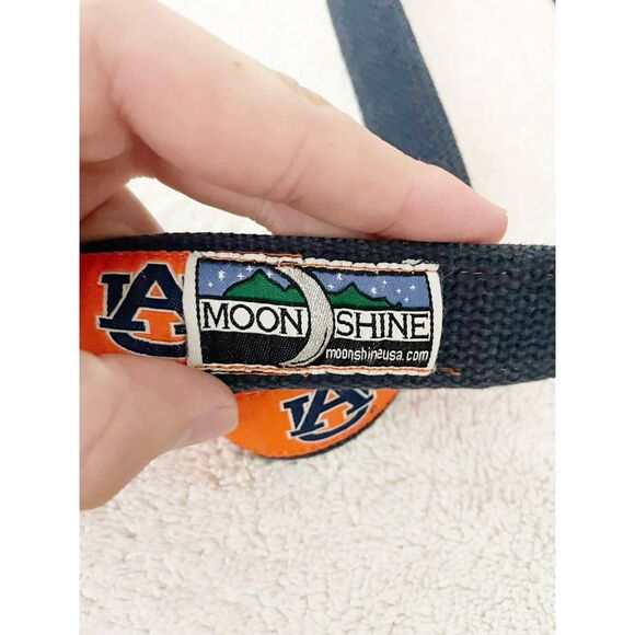 Moonshine Aubrun University Orange Belt Preppy Large Canvas Logo College - Picture 9 of 14